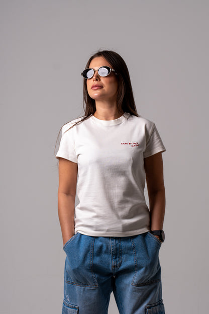 SELF LOVE T- SHIRT  - WHITE