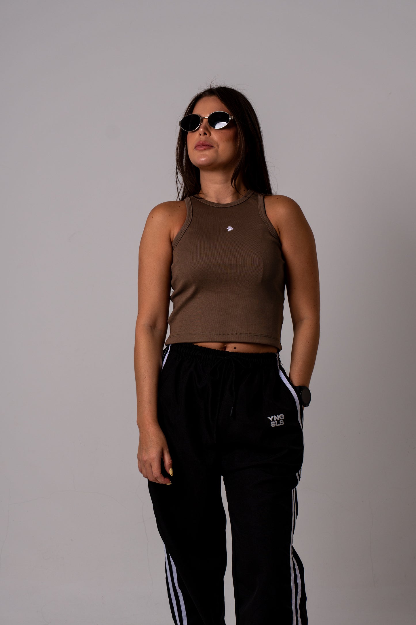 TANK TOP - BROWN