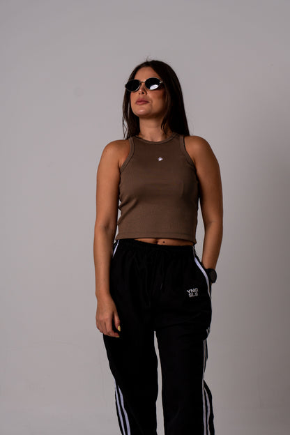 TANK TOP - BROWN
