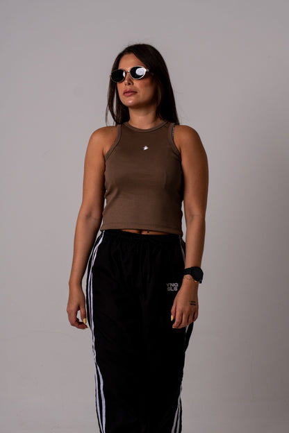 TANK TOP - BROWN
