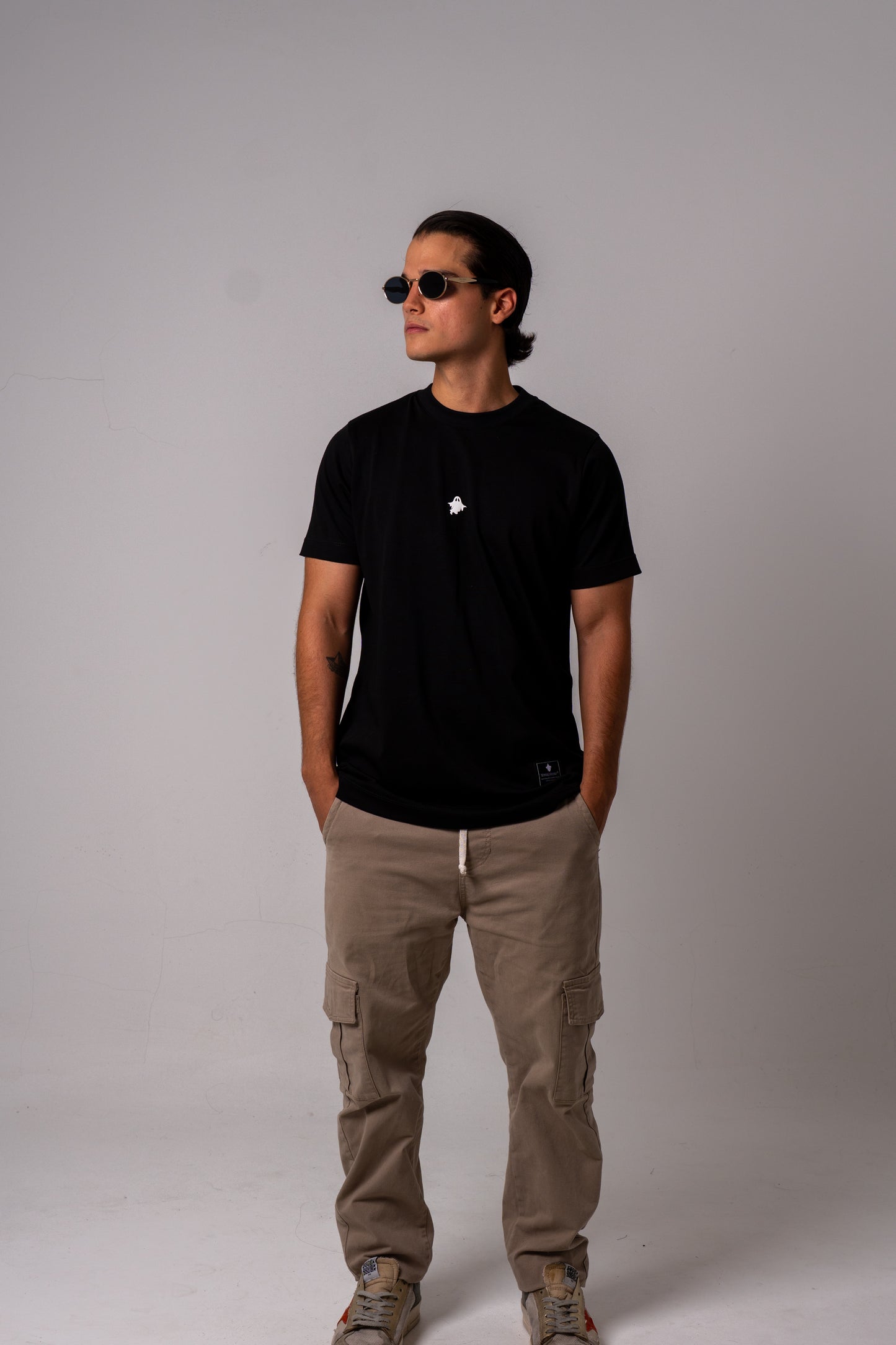 GHOST BASIC T- SHIRT - BLACK