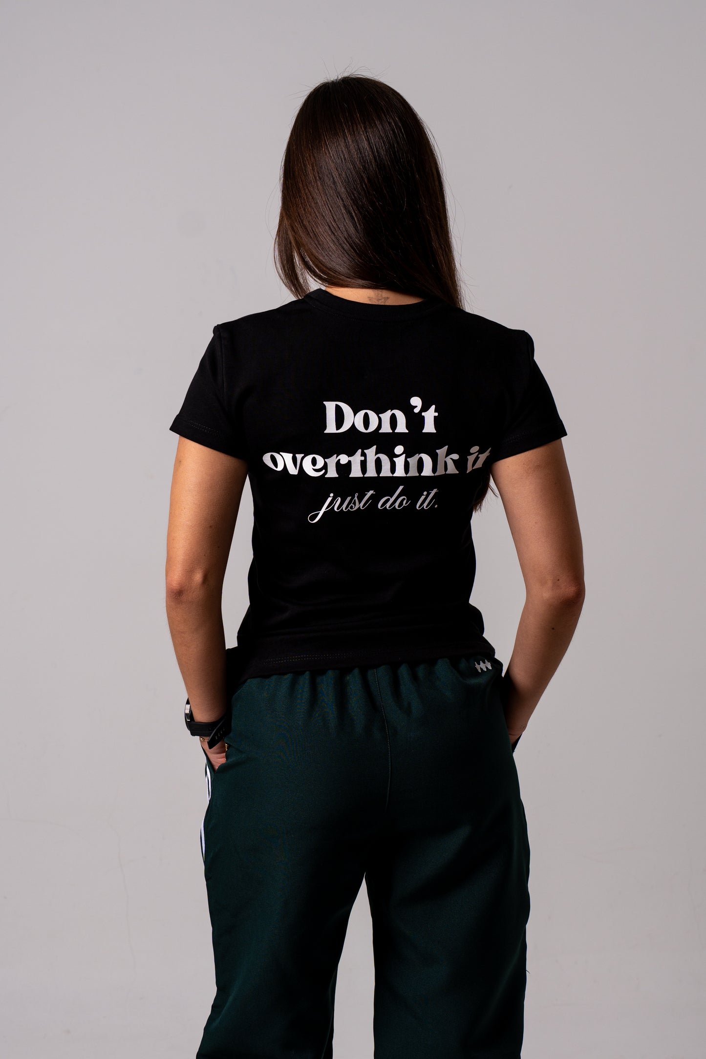 DON´T OVERTHINK T-SHIRT - BLACK