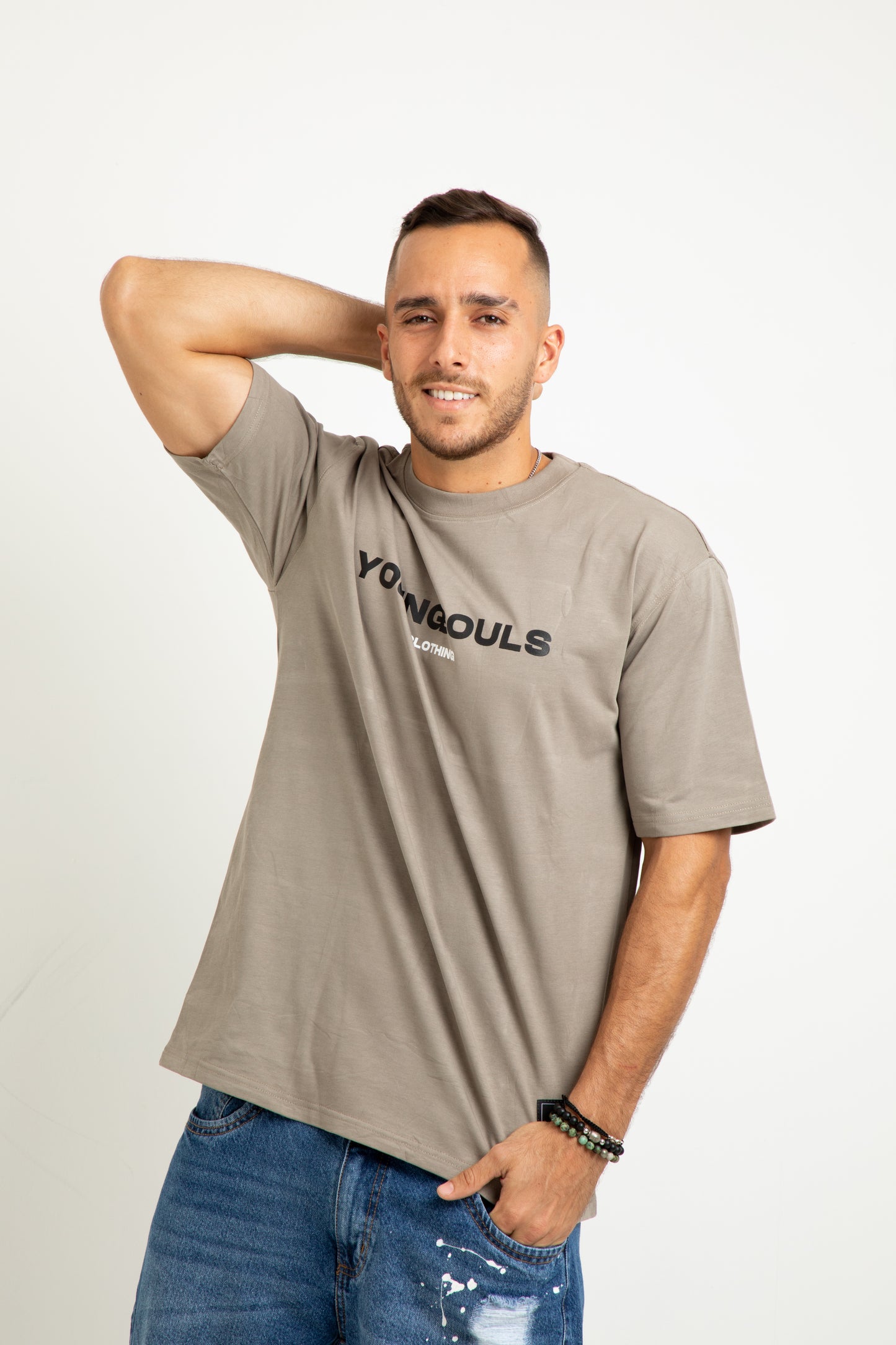 BASIC T SHIRT - GRIS