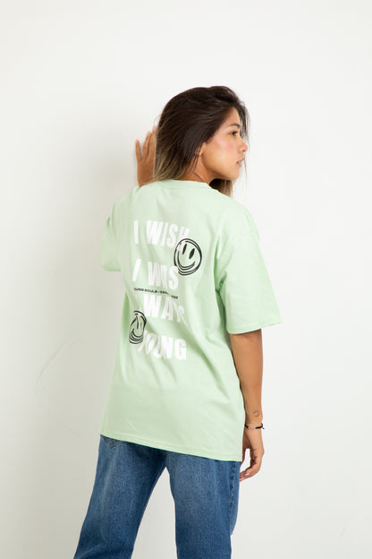 ALWAYS YOUNG T SHIRT - VERDE MENTA