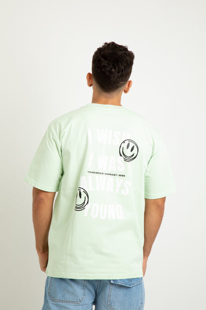 ALWAYS YOUNG T SHIRT - VERDE MENTA