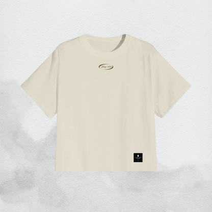 NEVER OLD BOXY T SHIRT - BEIGE