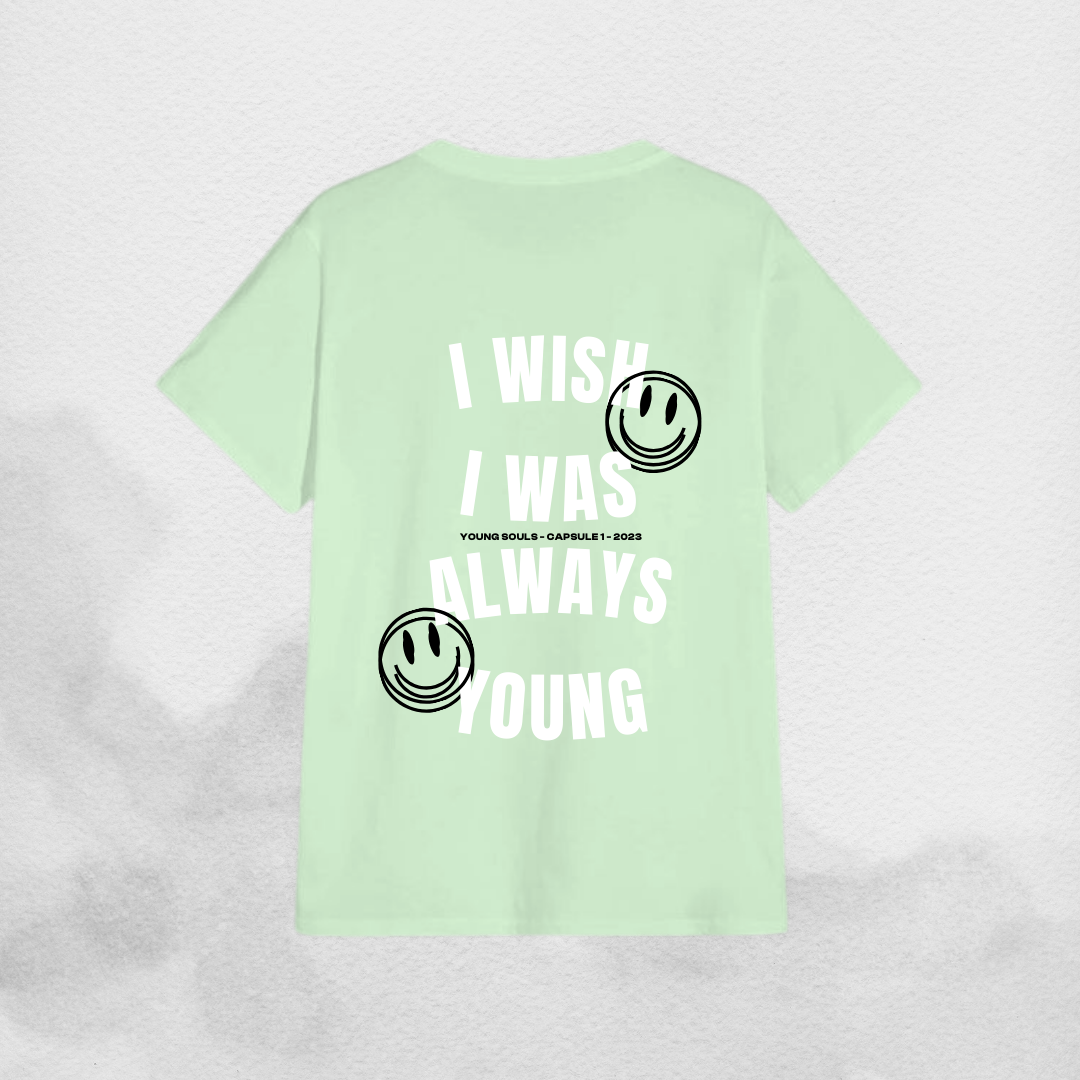 ALWAYS YOUNG T SHIRT - VERDE MENTA