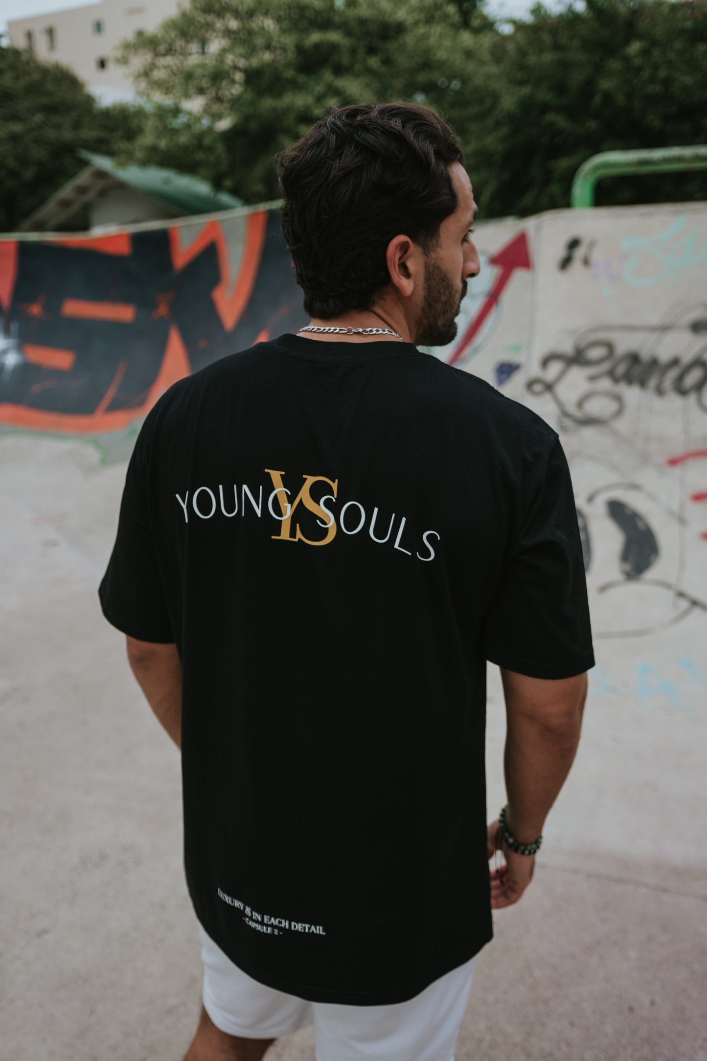 YS T SHIRT - NEGRA