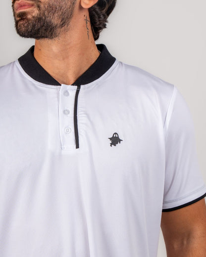 YS ACE POLO — WHITE