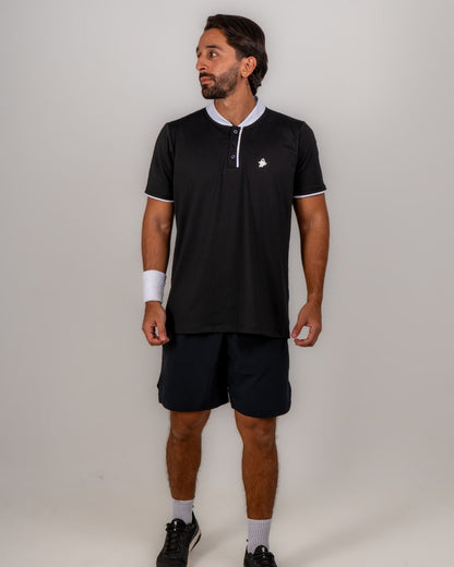 YS ACE POLO — BLACK