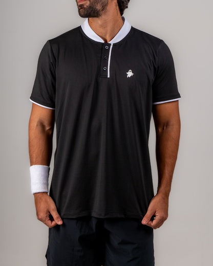 YS ACE POLO — BLACK