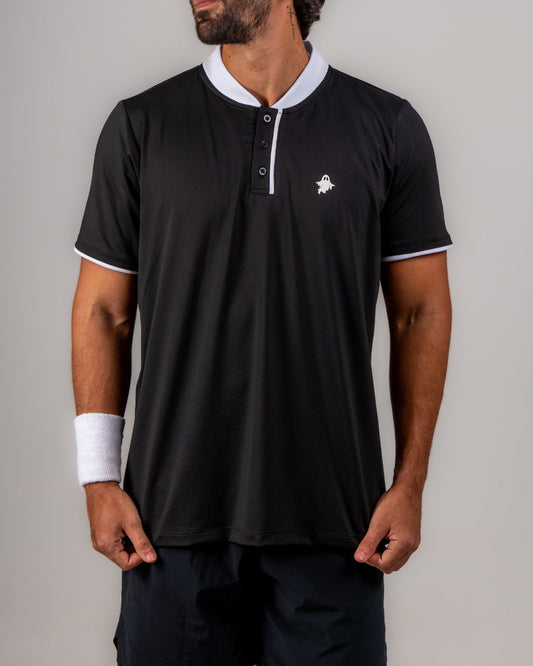 YS ACE POLO — BLACK