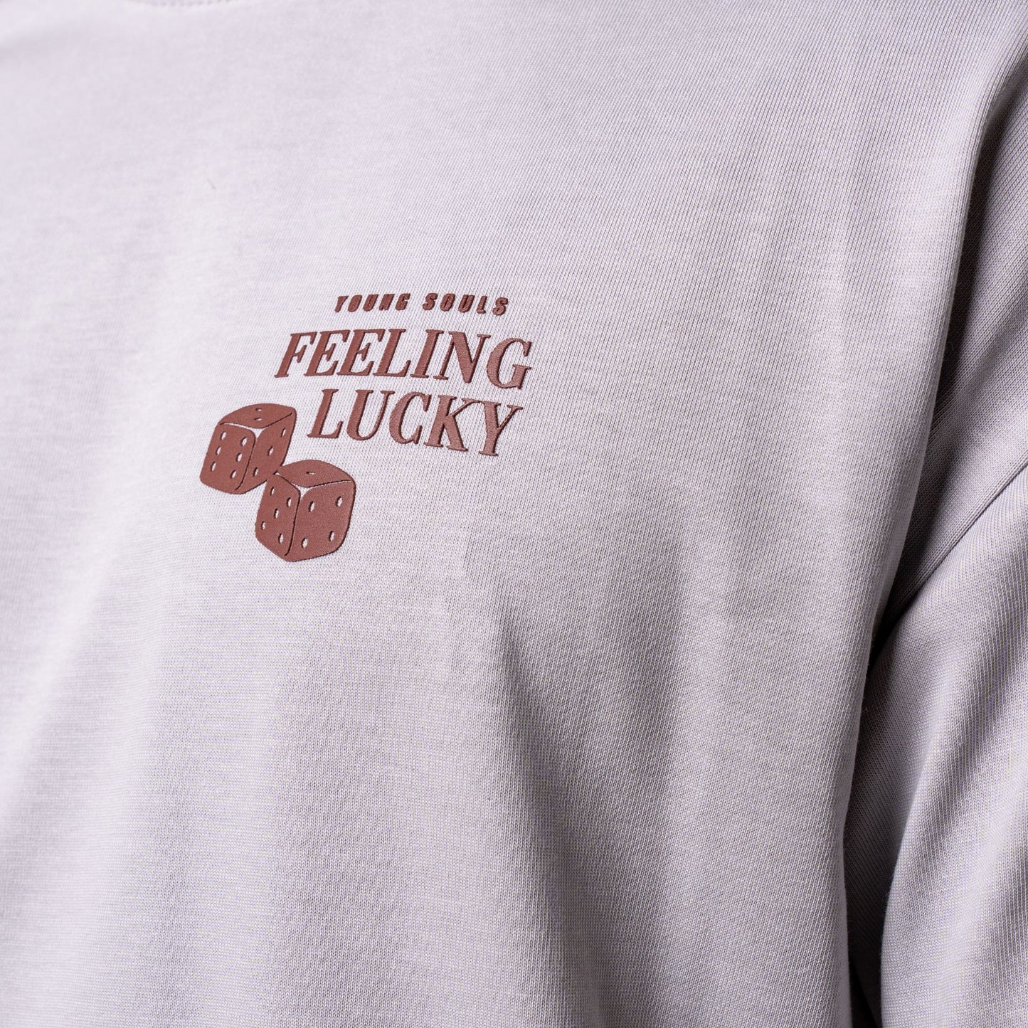 LUCKY 777 T -SHIRT - GREY