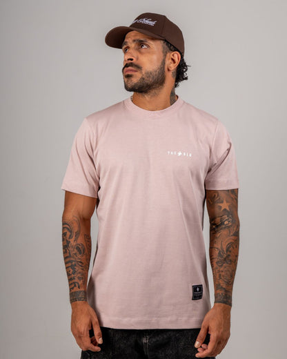 YS ESSENTIAL SLIM TEE — DUSTY ROSE
