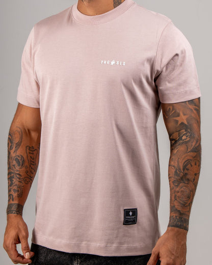 YS ESSENTIAL SLIM TEE — DUSTY ROSE