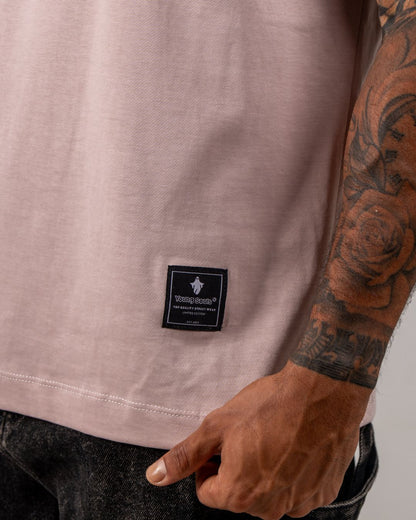YS ESSENTIAL SLIM TEE — DUSTY ROSE