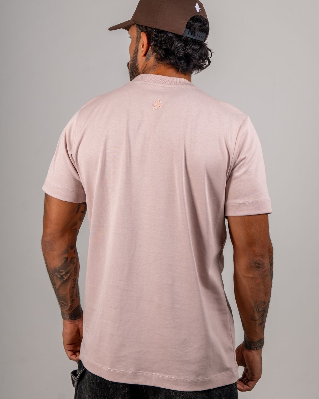 YS ESSENTIAL SLIM TEE — DUSTY ROSE