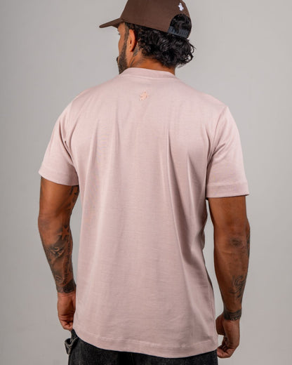 YS ESSENTIAL SLIM TEE — DUSTY ROSE