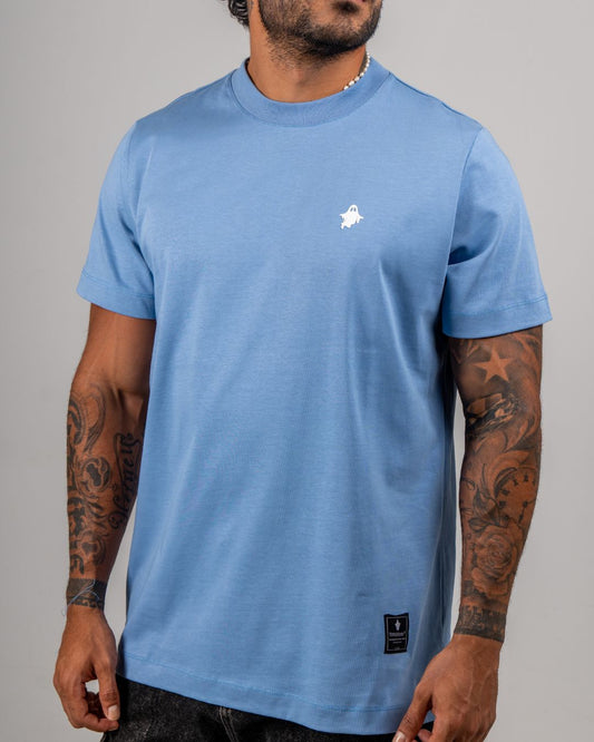 YS ESSENTIAL SLIM TEE — BLUE