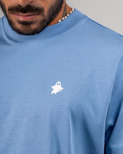 YS ESSENTIAL SLIM TEE — BLUE