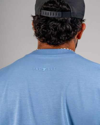 YS ESSENTIAL SLIM TEE — BLUE