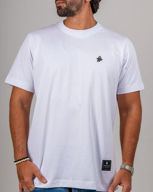 YS ESSENTIAL SLIM TEE — WHITE