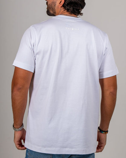 YS ESSENTIAL SLIM TEE — WHITE