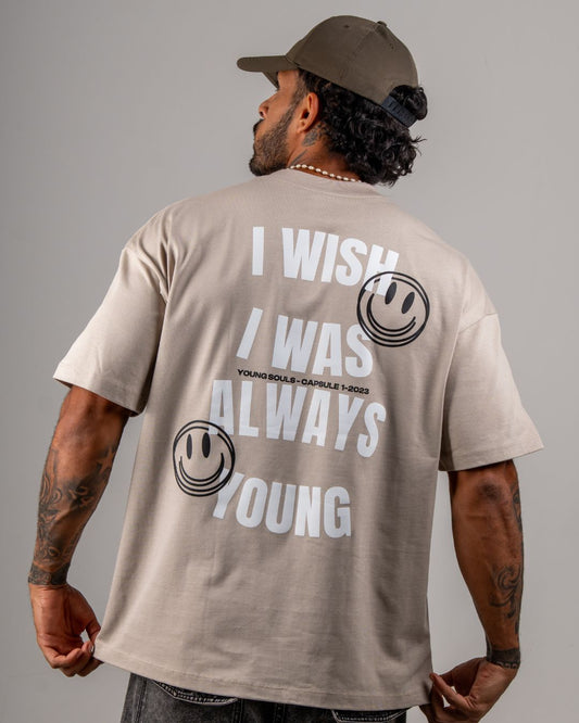 YS ALWAYS YOUNG TEE — CAMEL