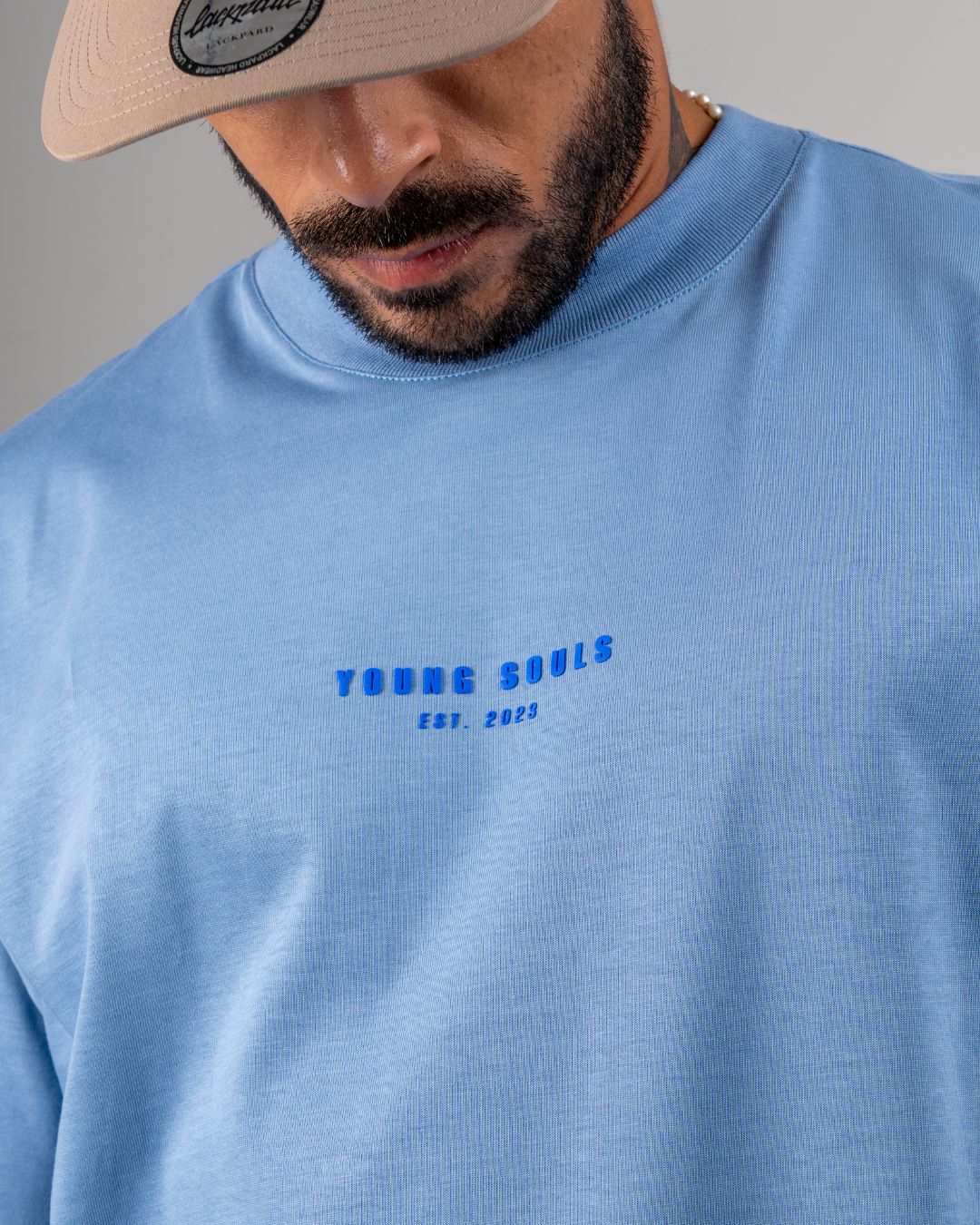 YS STOP DOOM SCROLLING TEE — BLUE