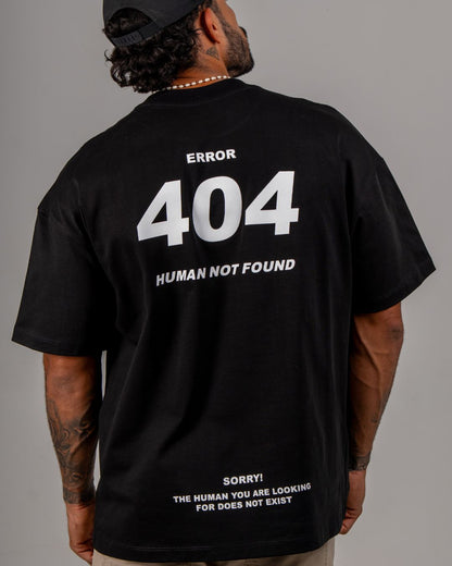 YS ERROR 404 TEE — BLACK