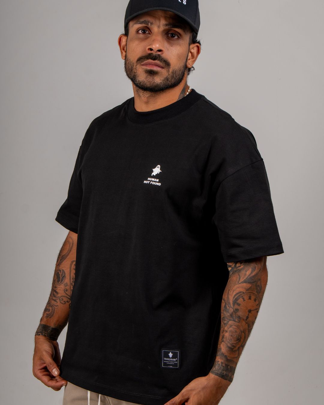 YS ERROR 404 TEE — BLACK