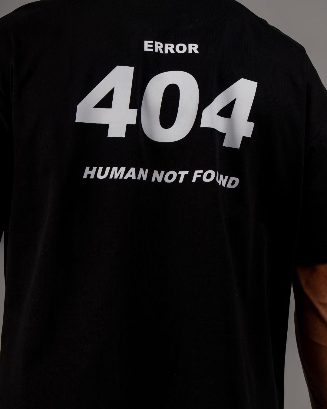 YS ERROR 404 TEE — BLACK