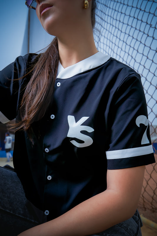 YS CLUB BASEBALL JERSEY - NEGRA