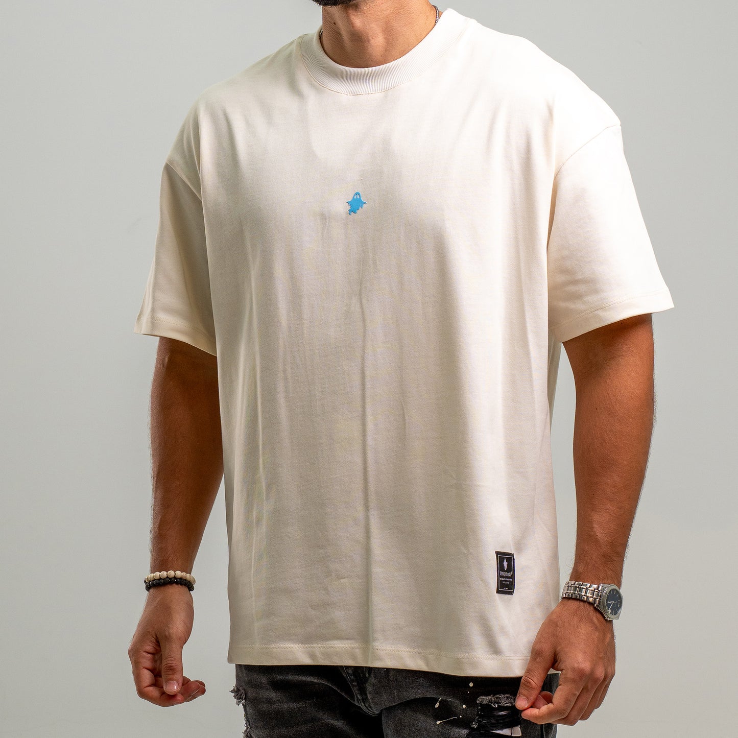 GHOST CREW   T SHIRT – BEIGE