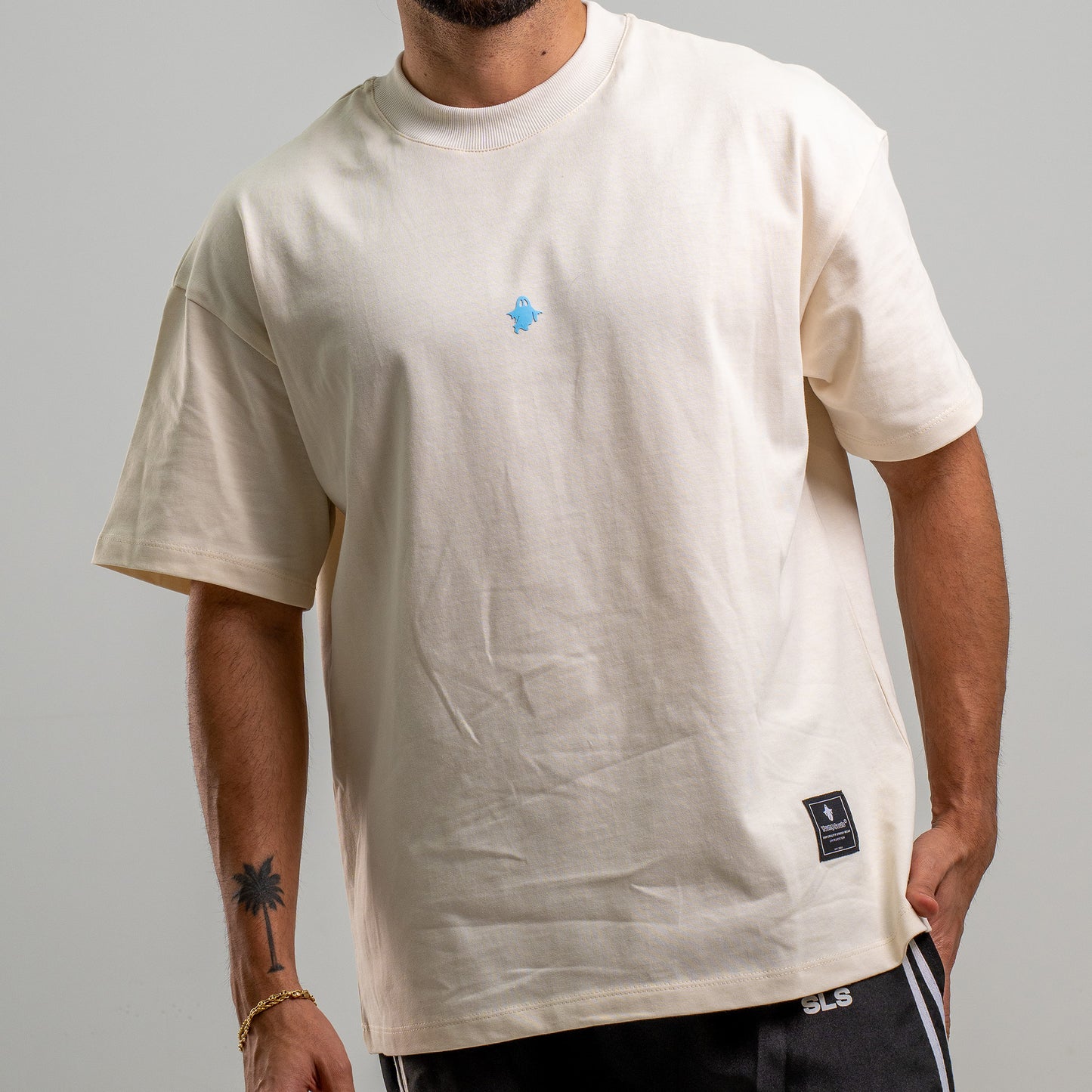 GHOST CREW   T SHIRT – BEIGE