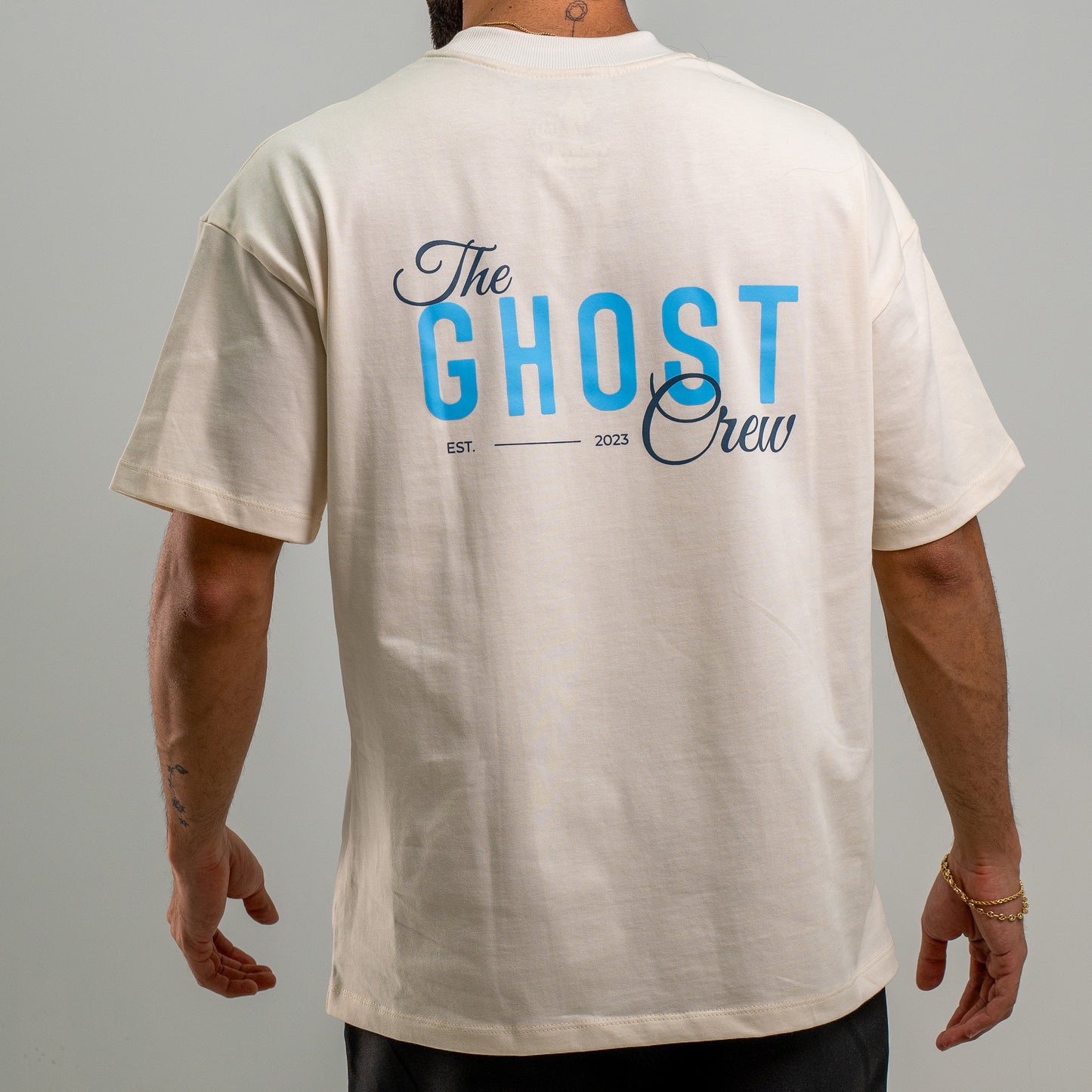 GHOST CREW   T SHIRT – BEIGE
