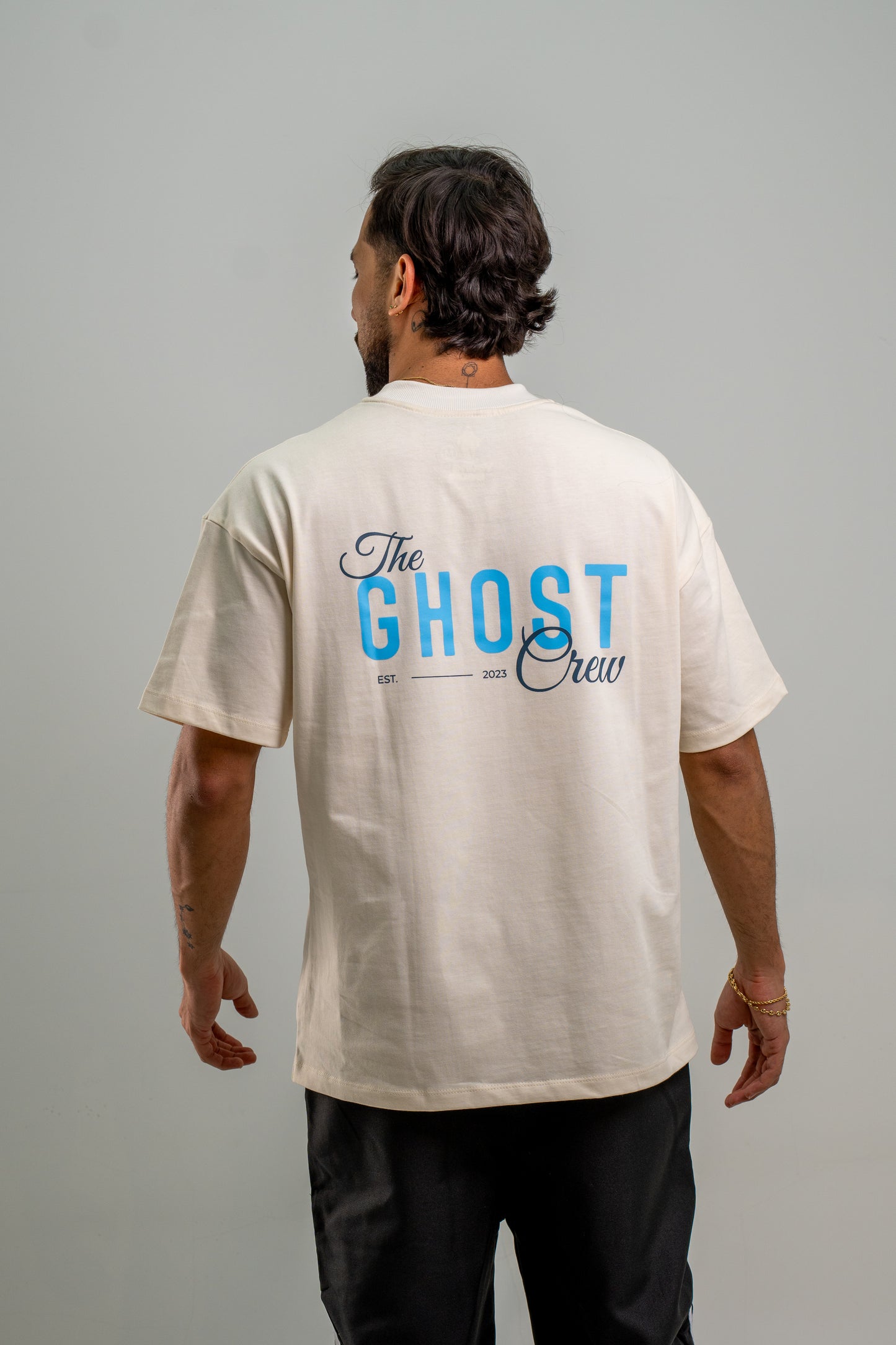 GHOST CREW   T SHIRT – BEIGE